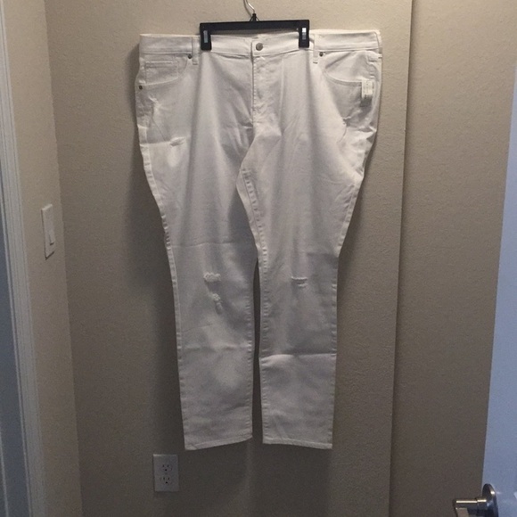 Old Navy white distressed jeans NWT - Picture 1 of 8